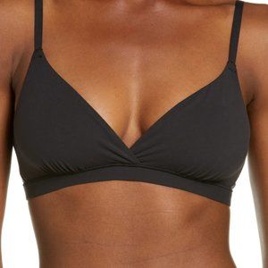 NWT Skims Black Onyx Fits Everybody Triangle Bralette XS